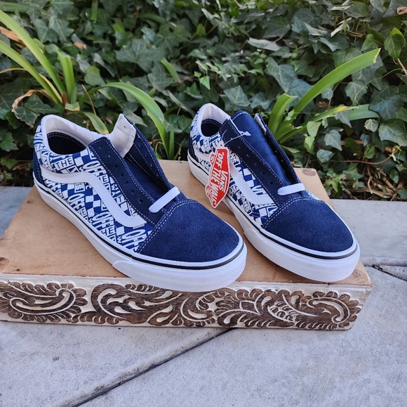Vans Old Skool Dark Blue Sneakers - Picture 2 of 7